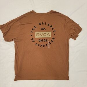 RVCA Brown Graphic T-Shirt